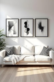 Wallity Huhu433 Conjunto de 3 Cuadros Decorativos 50 x 70 cm
